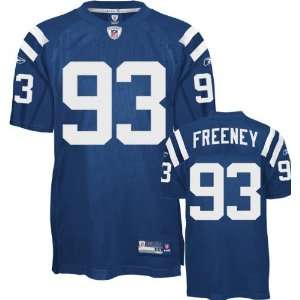  Freeney Jersey: Reebok Authentic Blue #93 Indianapolis Colts Jersey 