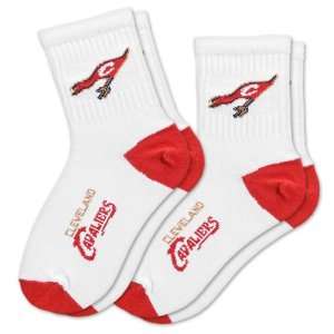  NBA Cleveland Cavaliers Kids Socks, 2 Pack, Youth: Sports 