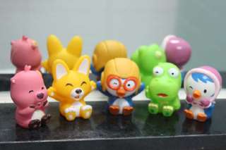 Animation Pororo & His Friends Figure Bath Toys Set   A  