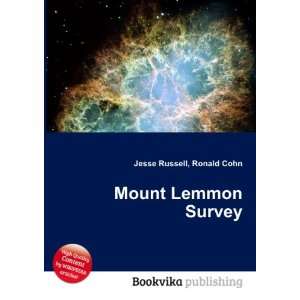  Mount Lemmon Survey Ronald Cohn Jesse Russell Books