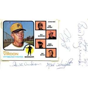  Bill Virdon, Don Leppert, Bill Mazeroski, Dave Ricketts 