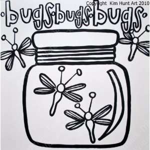  Paint a Doodle Canvas Art Kit   Bug Jar   12 X 12 Toys & Games