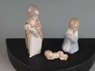 Lladro #5657 Mini Sagrada Familia Holy Family Mary Joseph Baby Jesus 