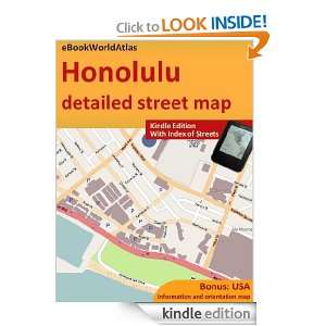 Map of Honolulu (Hawaii, USA) eBookWorldAtlas Team  