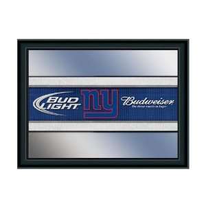   New York Giants Budweiser & Bud Light NFL Beer Mirror 