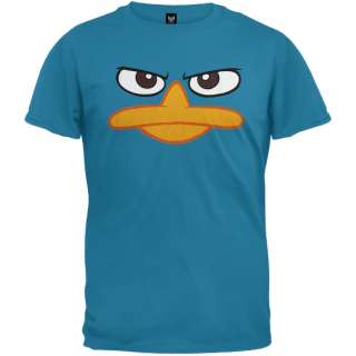 Phineas & Ferb   Perry The Platypus Face T Shirt  