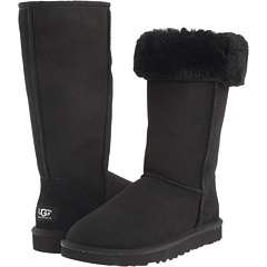 UGG CLASSIC TALL WOMENS BOOTS # 5815 BLACK SIZE 8 NEW IN ORIGINAL BOX 