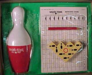 Lakeside Spare Time Table Top Bowling Dice Game 1970  