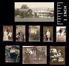 Dollhouse PHOTO Pictures~VINTAGE HORSE RANCH~KIDS~DOG  