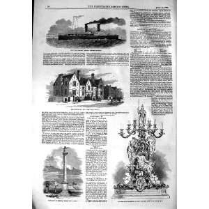  1849 MANCHESTER RAILWAY SHIP BIRMINGHAM SCHOOL WOLFE
