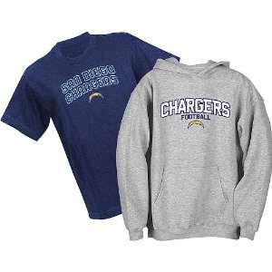   NFL Youth Belly Banded Hooded Sweatshirt and T Shirt Combo Pack