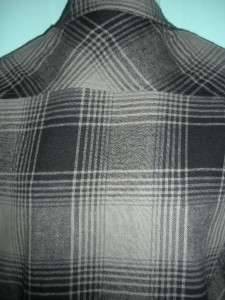 TONY HAWK Gray Black Plaid Flannel Shirt sz S NWT $34  
