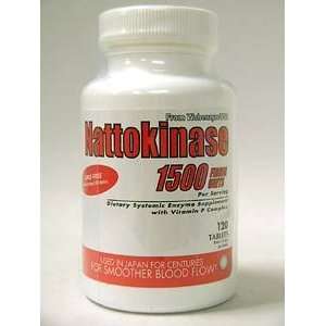  Naturally Vitamins   Nattokinase 1500 120t: Health 