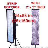 14x63 (35x160CM) STRIP SOFTBOX + GRID F BALCAR FLASH  