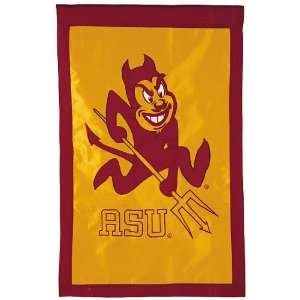 Arizona State Sun Devils 28 x 44 Double Sided Applique Flag:  