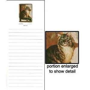  Maine Coon Cat List Pads   Set of Two: Pet Supplies