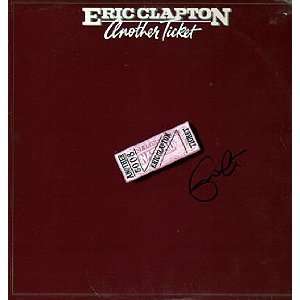ERIC CLAPTON (Another Ticket) 12x12 Record Jacket/LP Signed In Person 