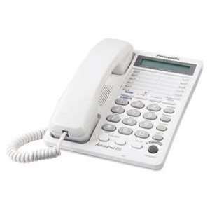  2 Line Feature Phone w/LCD   White Electronics