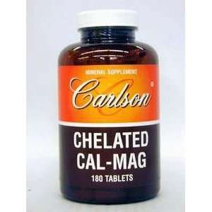  Carlson Labs   Chelated Cal Mag 180 tabs Health 