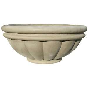  30 Round Slate Gray Roman Planter