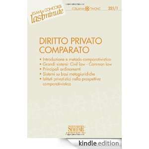 Diritto privato comparato (Il timone) (Italian Edition)  