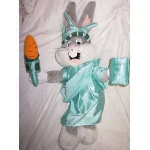 Warner Brothers Statue of Liberty Bugs Bunny 16 Plush