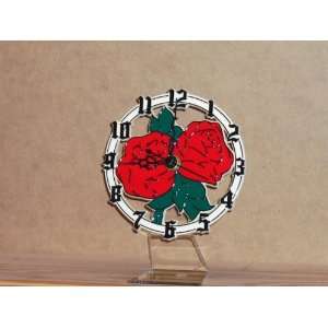  ROSES DIAL DESK CLOCK 