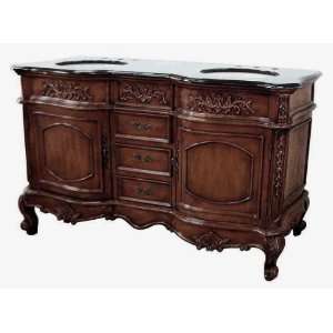  Bethany (double) 60 Inch Traditional Bathroom Vanity