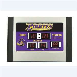  East Carolina Pirates NCAA Scoreboard Desk Clock (6.5x9 