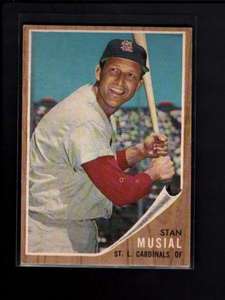 1962 TOPPS #50 STAN MUSIAL EX B1331  