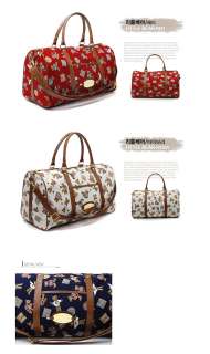   Boston Large bag Duffle Gym Travel Messenger Tote Little Bear Printed