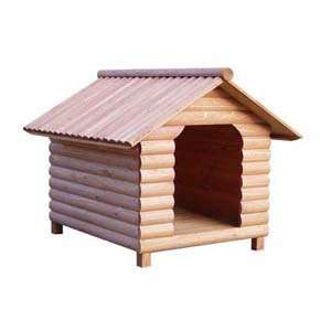 Large Log Cabin Dog House: Pet Supplies