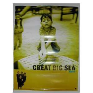  Great Big Sea Promotional Poster Turn Kid Closing Eyes 