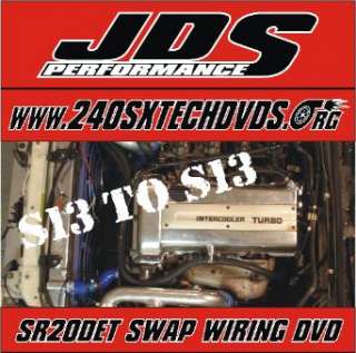 240sx SR20DET Swap DVD Video S13 S14 S15 Engine Motor Drift KA24DE RB 