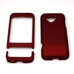    Rubber Red Hard Case for T Mobile G1 Google Phone 