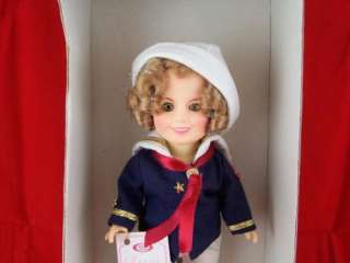 Shirley Temple Classic 8 Vinyl Doll by Ideal Sailor Outfit Vinyl 