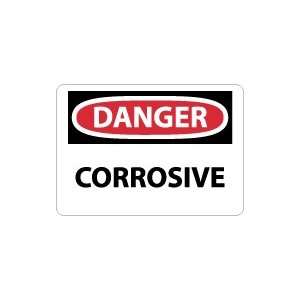  OSHA DANGER Corrosive Safety Sign