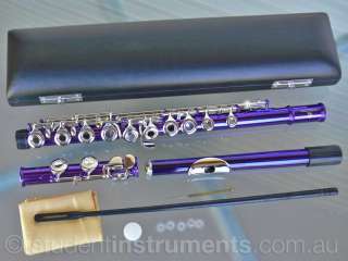   become used to playing an open hole flute by working in stages and