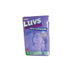  Luvs Ultra Leakguards Diapers, with Barney Size 3, Jumbo 