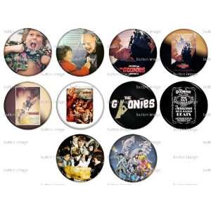  Set of 10 THE GOONIES Pinback Buttons 1.25 Pins / Badges 