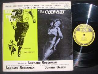 EDGE OF THE CITY/COBWEB Leonard Rosenman MGM LP  