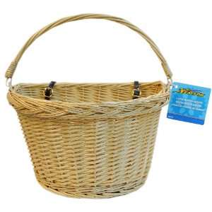  X Factor Natural Color Wicker Bicycle Basket: Sports 