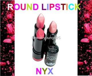 NYX ROUND LIPSTICK * PICK ANY 3 SHADE * BRAND NEW   