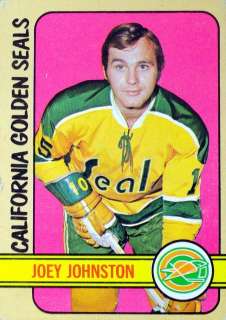 1972 73 Topps   JOEY JOHNSTON #48   California GOLDEN SEALS  