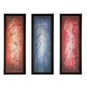   37.9 Inch Jazz Club Trio Decorative Oil Reproduction Hanging Painting