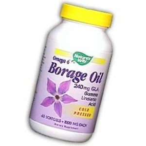  Borage Oil Gla 1000 240Mg CAP (60 ): Health & Personal 