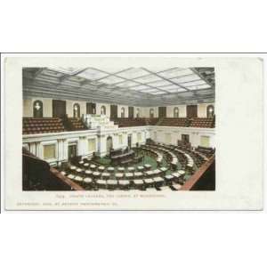  Reprint The Capitol, Senate Chamber, Washington, D. C 1902 