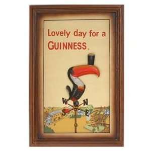  Guinness Extra Stout Irish Beer Pub Lovely Day Toucan 3D 