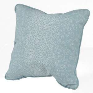 Raindrops 20 Pillow in Aqua 