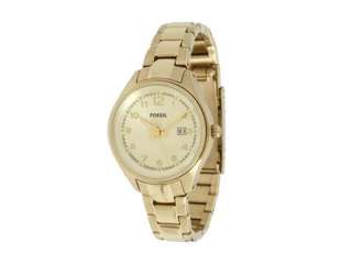   NEW FOSSIL FLIGHT MINI STAINLESS STEEL GOLD TONE LADIES WATCH AM4365